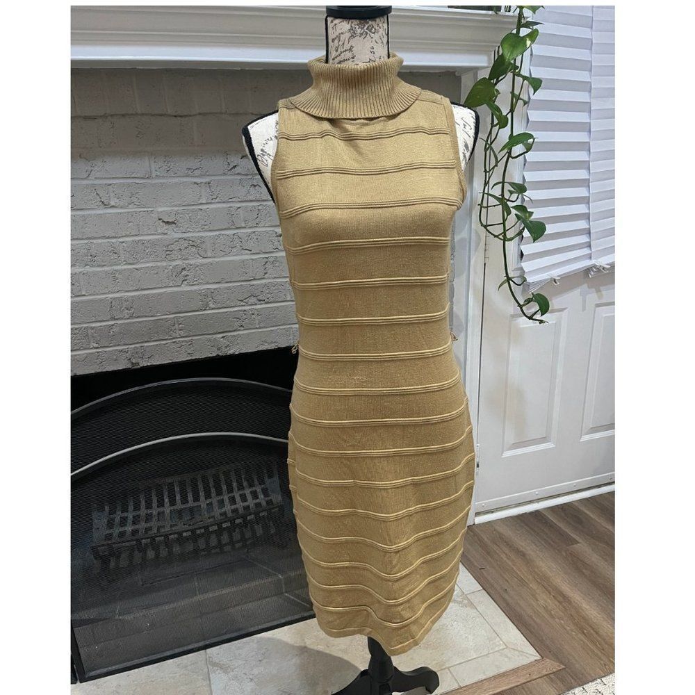 Calvin Klein Bodycon Turtle Neck Sweater Dress